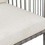 Modern European furniture - Gray Mahogany Outdoor Dining Chair - www.oroa.com