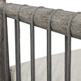 Modern European furniture - Gray Mahogany Outdoor Dining Chair - www.oroa.com