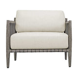 Modern European furniture - Gray Mahogany Outdoor Lounge Chair - www.oroa.com