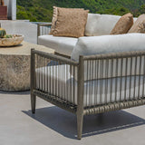 Modern European furniture - Gray Mahogany Outdoor Lounge Chair - www.oroa.com