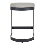 Modern European furniture - Cantilevered Steel Outdoor Counter Stool - www.oroa.com