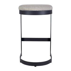   Black Cantilevered Outdoor Bar Stool | Oroa.com