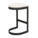 Modern European furniture - Black Cantilevered Outdoor Bar Stool - www.oroa.com