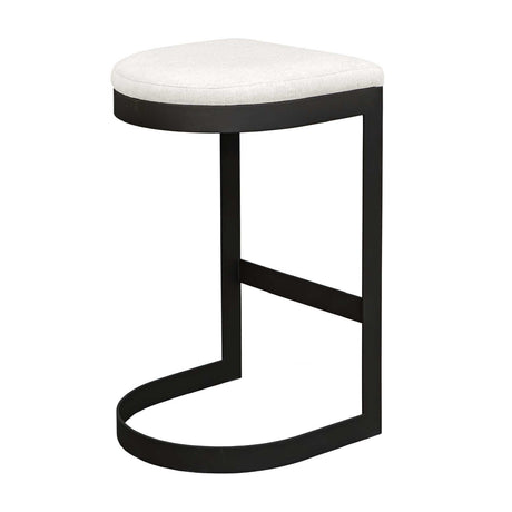 Modern European furniture - Black Cantilevered Outdoor Bar Stool - www.oroa.com