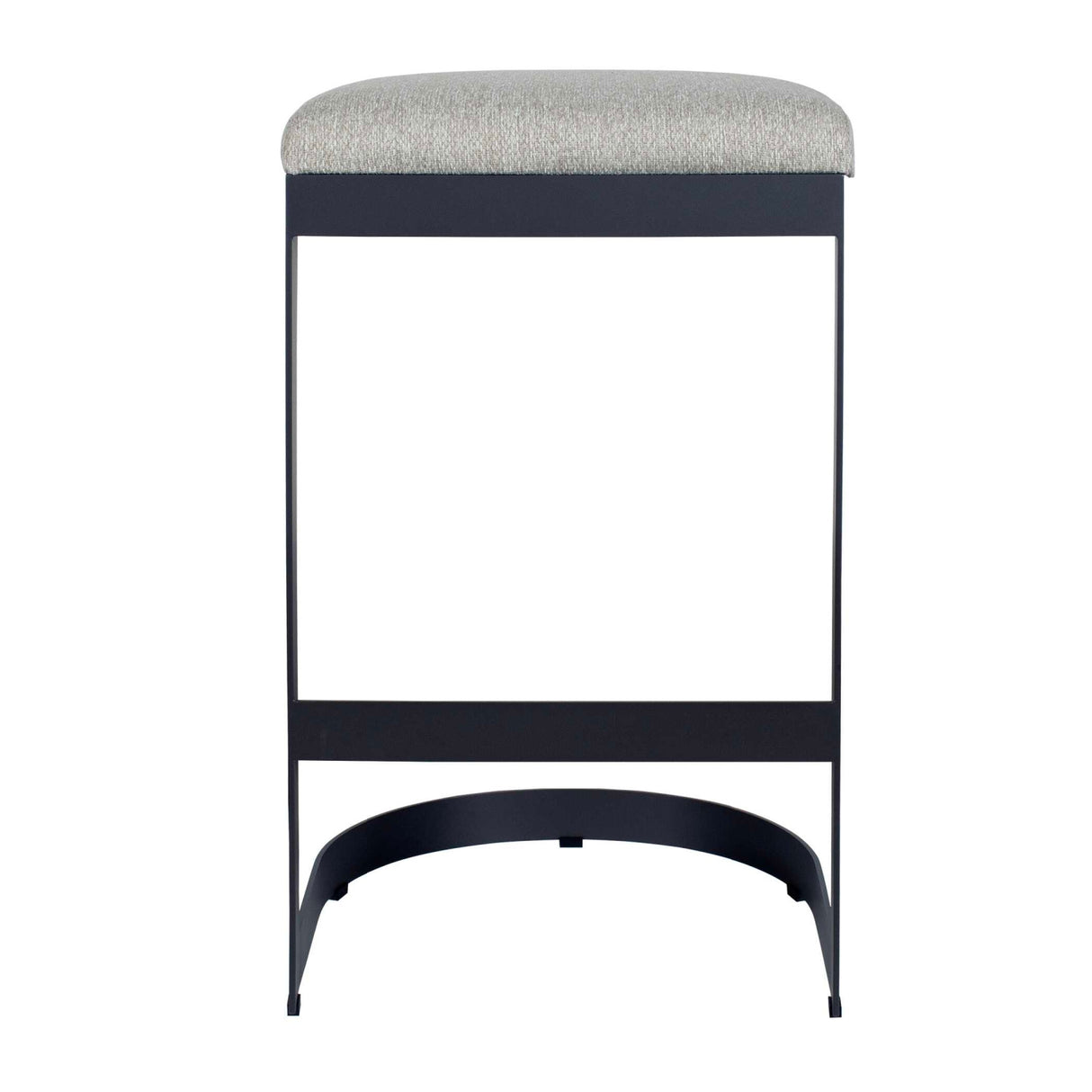   Black Cantilevered Outdoor Bar Stool | Oroa.com