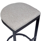 Modern European furniture - Black Cantilevered Outdoor Bar Stool - www.oroa.com