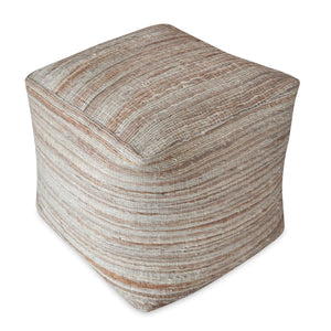  Natural Hemp Fibers Pouf | Oroa.com