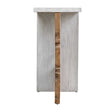 Modern European furniture - Two-Toned Teak Accent Table - www.oroa.com