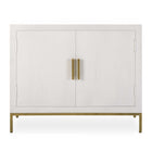 2-Door Oak Veneer Cabinet | Uttermost Front Range