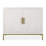 2-Door Oak Veneer Cabinet | Uttermost Front Range