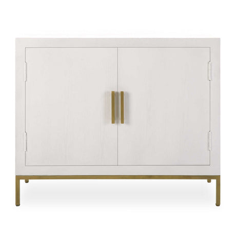 2-Door Oak Veneer Cabinet | Uttermost Front Range