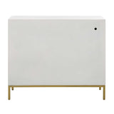 2-Door Oak Veneer Cabinet | Uttermost Front Range