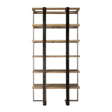 Modern European furniture - Natural Oak 5-Shelf Bookcase - www.oroa.com