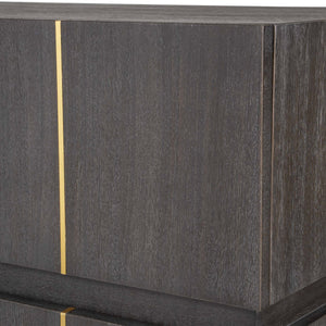   Dark Acacia 3-Drawer Chest | Oroa.com