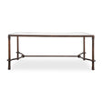 Modern European furniture - Bronze Framed Coffee Table - www.oroa.com