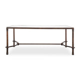 Modern European furniture - Bronze Framed Coffee Table - www.oroa.com