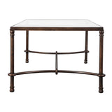 Modern European furniture - Bronze Framed Coffee Table - www.oroa.com