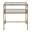 Modern European furniture - Gold Framed Side Table - www.oroa.com