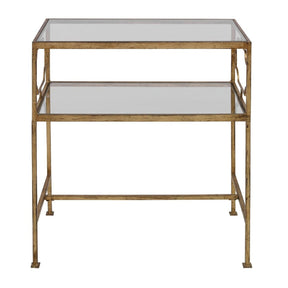 Gold Framed Side Table by Uttermost Genell