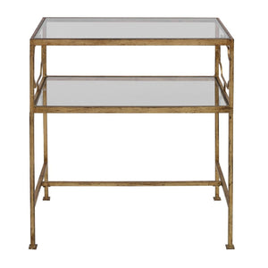   Gold Framed Side Table | Oroa.com