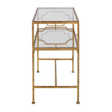 Modern European furniture - Gold Framed Side Table - www.oroa.com