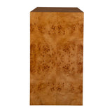 Modern European furniture - 2-Drawer Burl Accent Chest - www.oroa.com