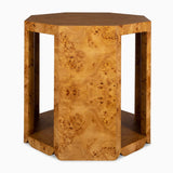 Octagonal Poplar Burl Side Table | Uttermost Indus