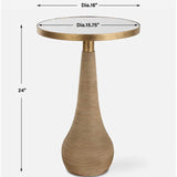 Modern European furniture - Mirror Top Accent Table - www.oroa.com