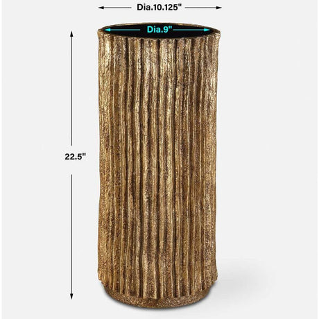 Textured Cylindrical Drink Table | Uttermost Echo