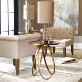 Modern European furniture - Gold Loops Side Table - www.oroa.com