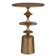 Modern European furniture - Antique Brass Accent Table - www.oroa.com