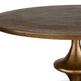 Modern European furniture - Antique Brass Accent Table - www.oroa.com