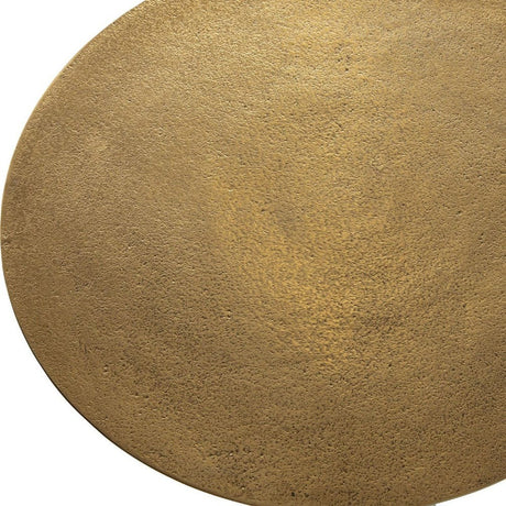 Modern European furniture - Antique Brass Accent Table - www.oroa.com