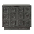 Modern European furniture - Circle Carved Elm 2-Door Cabinet - www.oroa.com