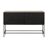 Modern European furniture - Elm Veneer 4-Door Cabinet - www.oroa.com