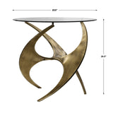 Modern European furniture - Antique Gold Side Table - www.oroa.com