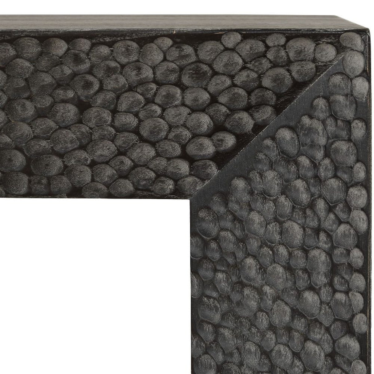   Chiseled Black Elm Console Table | Oroa.com