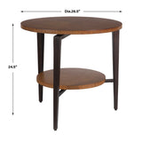 Modern European furniture - Double Layered Oak Side Table - www.oroa.com