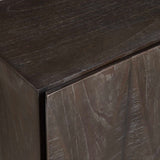 Black Mindi Faceted 2-Door Cabinet | Uttermost Marico
