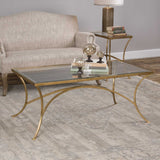 Modern European furniture - Beveled Tempered Glass Coffee Table - www.oroa.com