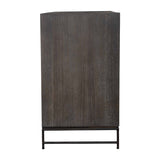 Modern European furniture - Gray Glazed Acacia 3-Drawer Chest - www.oroa.com