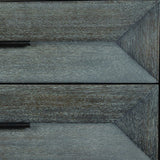 Modern European furniture - Gray Glazed Acacia 3-Drawer Chest - www.oroa.com
