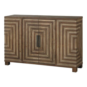   Fir Wood Parquet Console Cabinet | Oroa.com
