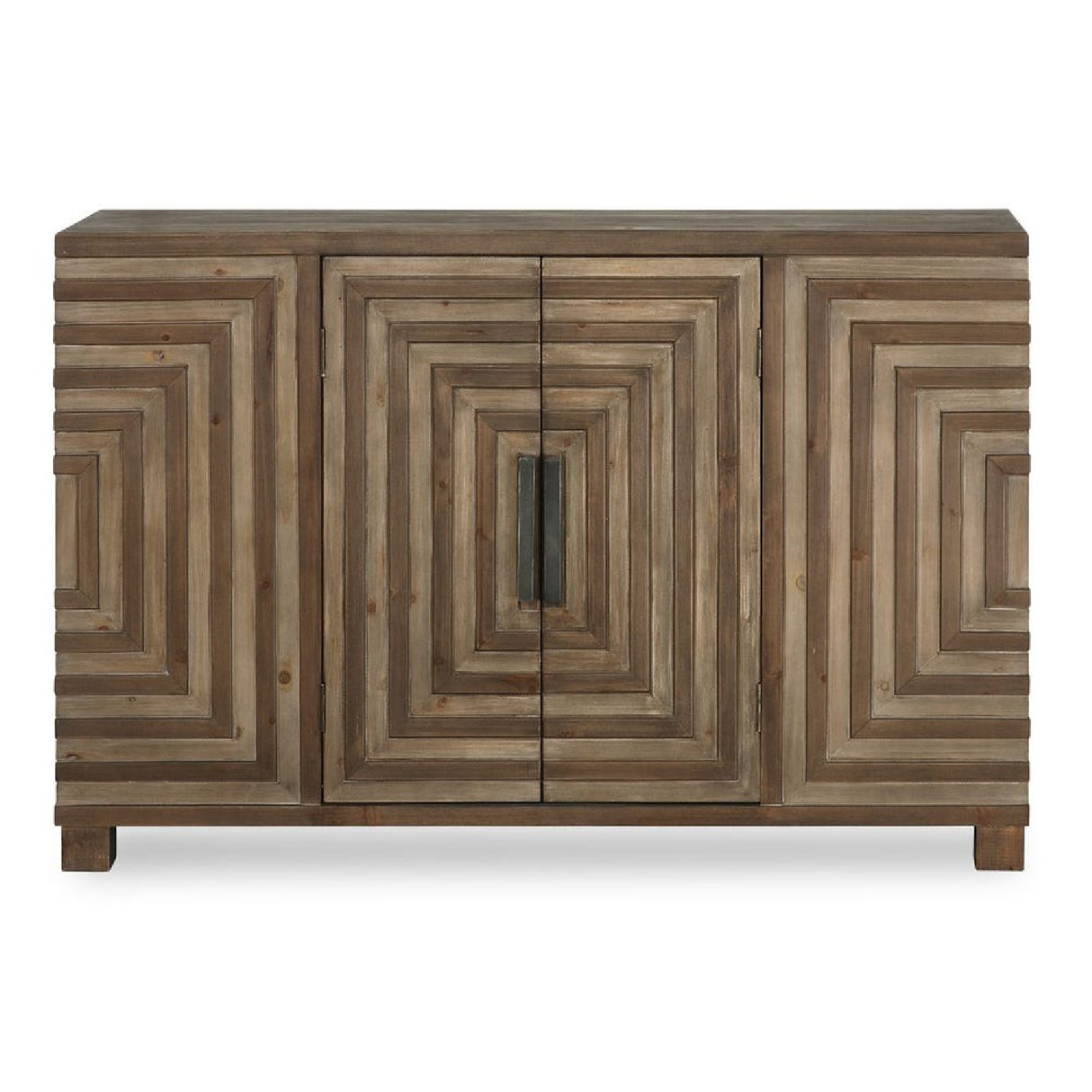   Fir Wood Parquet Console Cabinet | Oroa.com