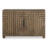 Modern European furniture - Fir Wood Parquet Console Cabinet - www.oroa.com