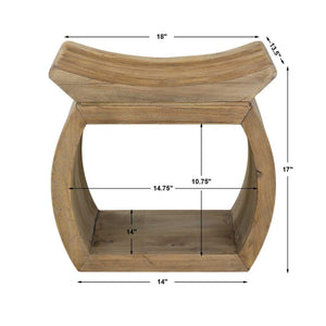   Elm Wood Accent Bench | Oroa.com
