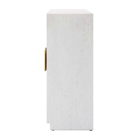 Modern European furniture - White 2-Door Cabinet - www.oroa.com