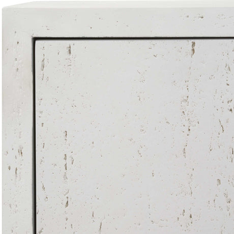 Modern European furniture - White 2-Door Cabinet - www.oroa.com
