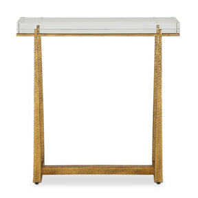 Modern European furniture - Crystal Top Accent Table - www.oroa.com