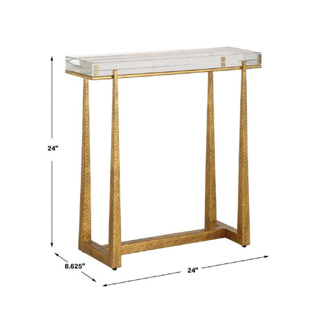 Crystal Top Accent Table | Uttermost Midas